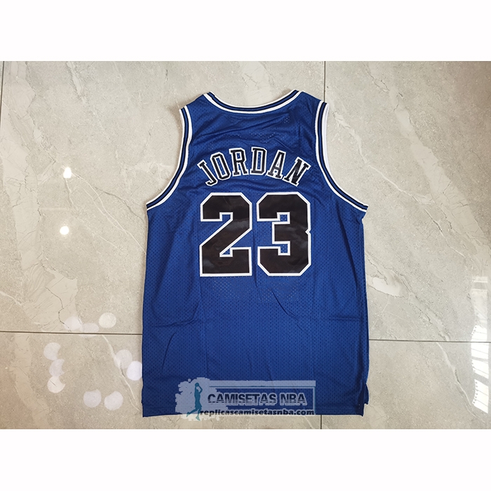 Camiseta Chicago Bulls Michael Jordan NO 23 Mitchell & Ness 1997-98 Azul2